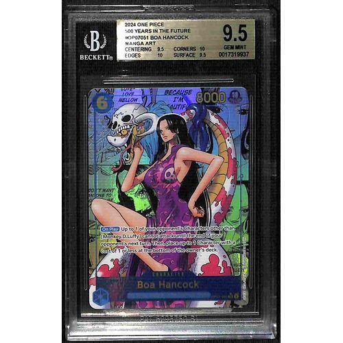 BGS 9.5 Boa Hancock Manga Art OP07-051