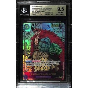 BGS 9.5 Eustass Captain Kid Manga Art SR OP05-074