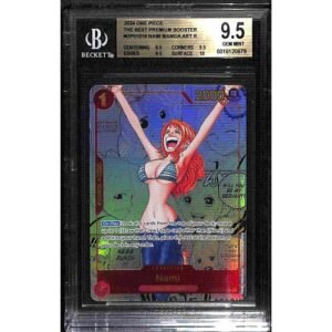 BGS 9.5 Nami Manga Art R OP01-016