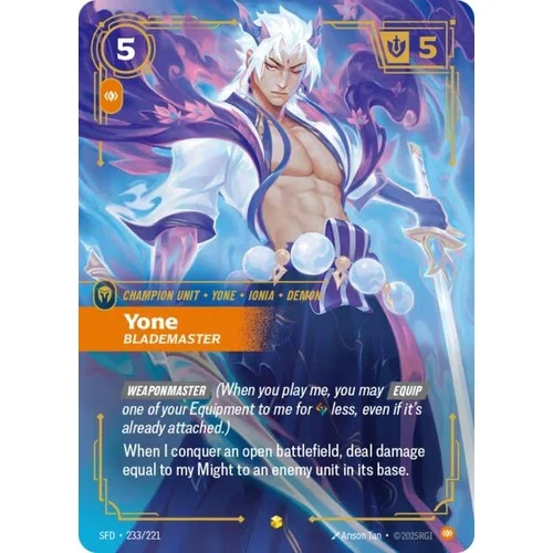 Yone - Blademaster (Overnumbered) (233/221)