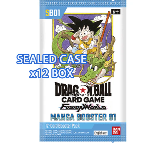 Manga Booster [SB-01] 12x Booster Box (Sealed Case)